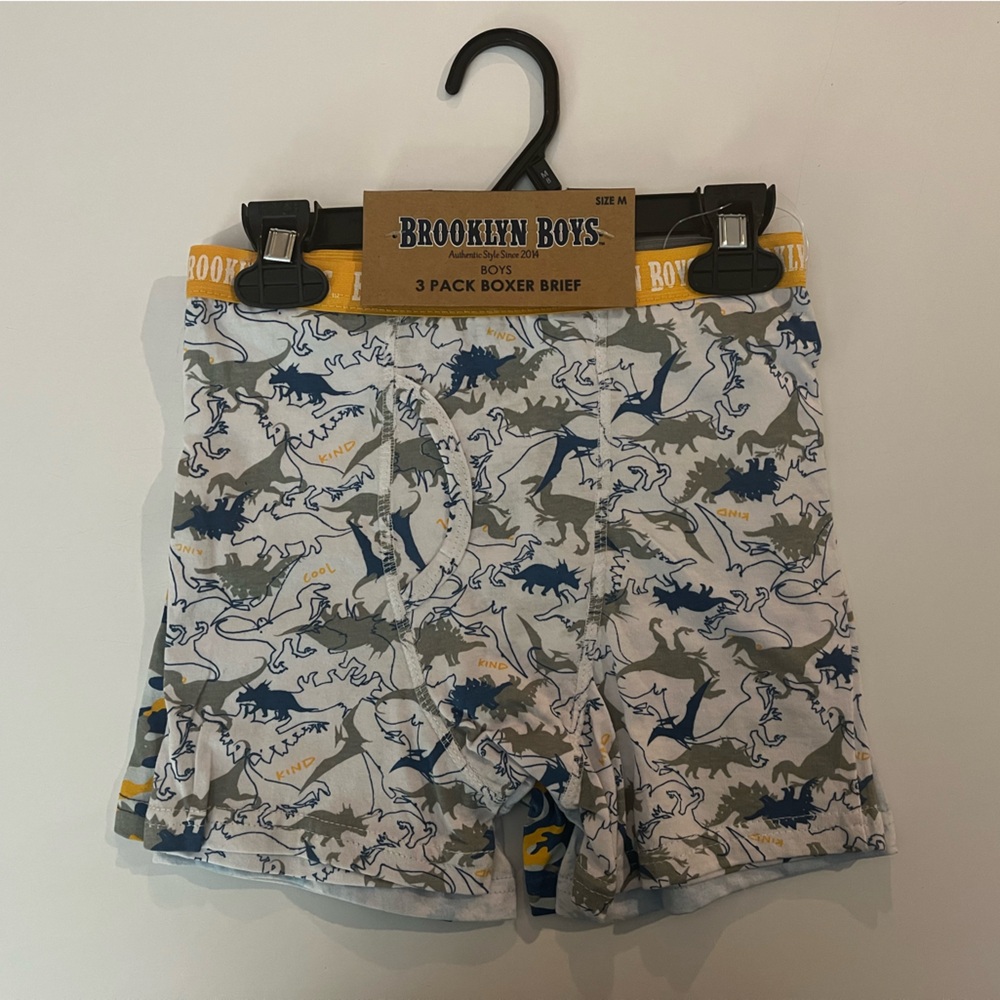 Brooklyn Boys 3 Pack Boxer Briefs Size M